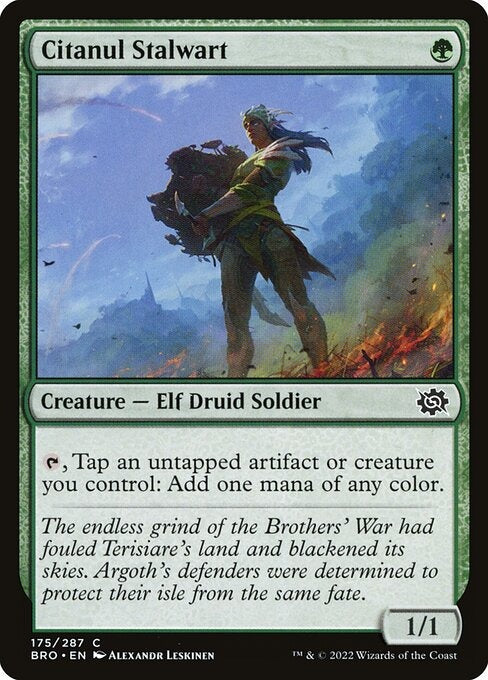Citanul Stalwart The Brothers War Card # 175