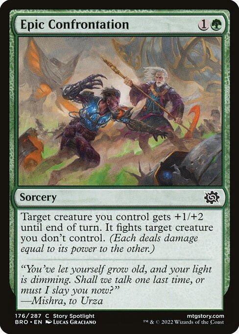 Epic Confrontation The Brothers War Card # 176