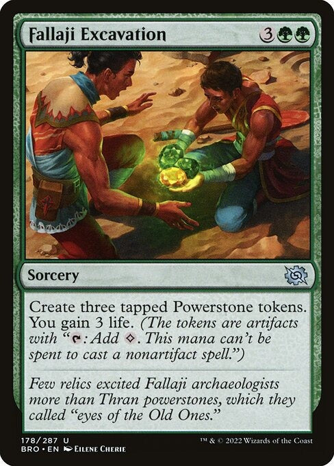 Fallaji Excavation The Brothers War Card # 178