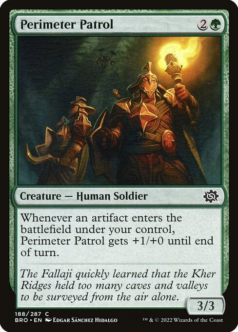 Perimeter Patrol The Brothers War Card # 188