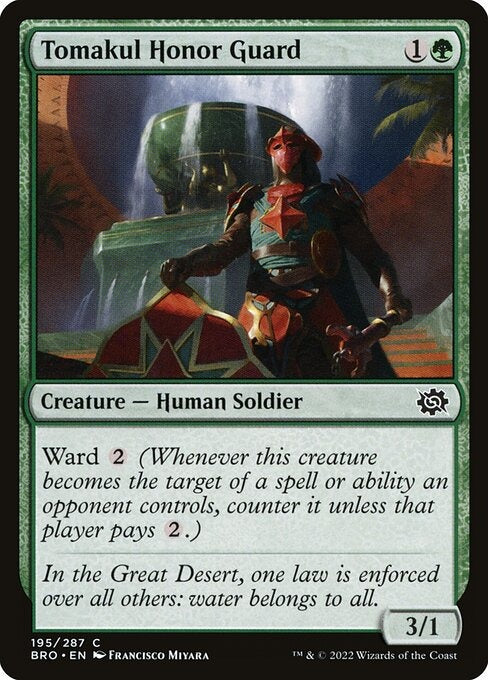 Tomakul Honor Guard The Brothers War Card # 195