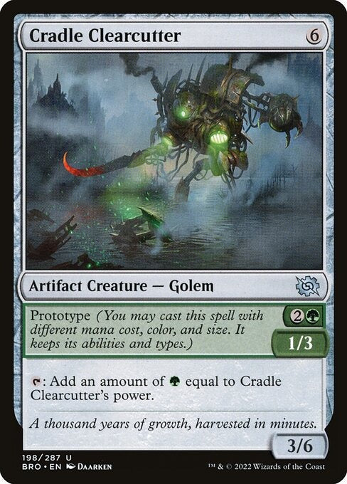 Cradle Clearcutter The Brothers War Card # 198