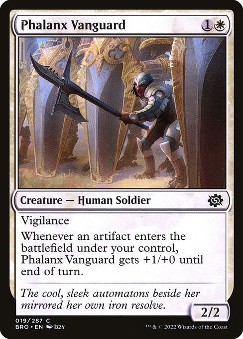 Phalanx Vanguard The Brothers War Card # 19