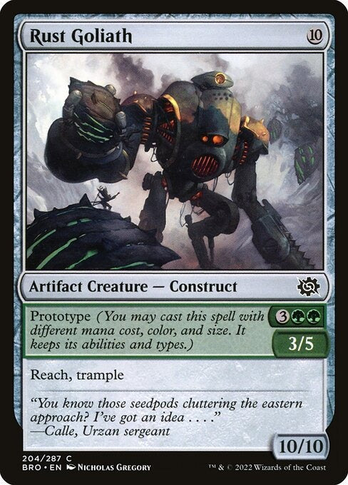 Rust Goliath The Brothers War Card # 204