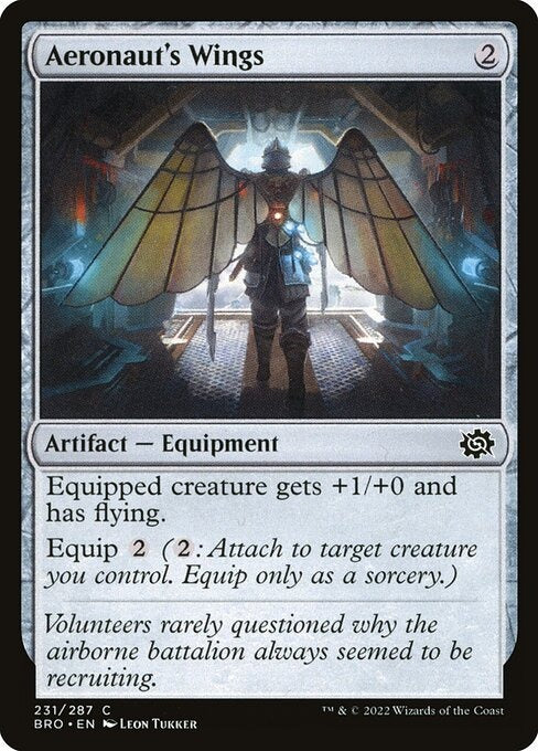 Aeronaut's Wings The Brothers War Card # 231
