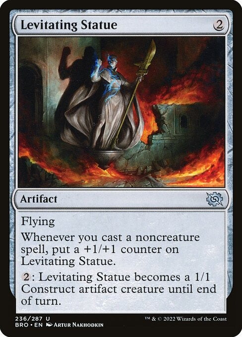 Levitating Statue The Brothers War Card # 236