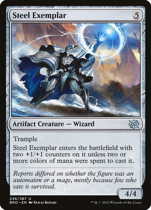 Steel Exemplar The Brothers War Card # 246