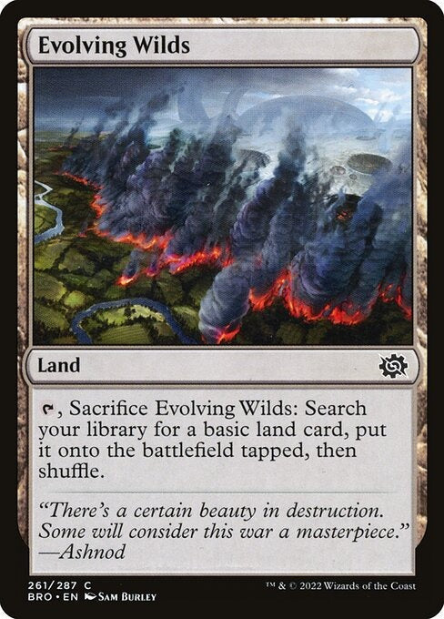 Evolving Wilds The Brothers War Card # 261