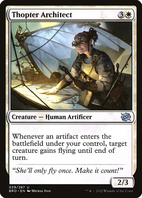 Thopter Architect The Brothers War Card # 29
