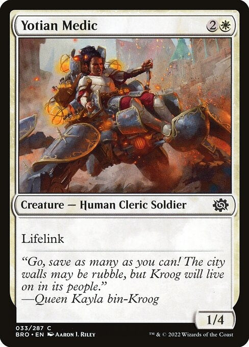 Yotian Medic The Brothers War Card # 33