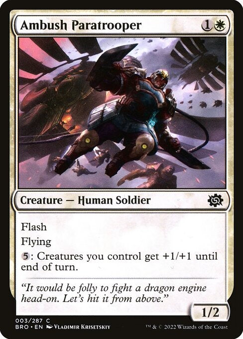 Ambush Paratrooper The Brothers War Card # 3