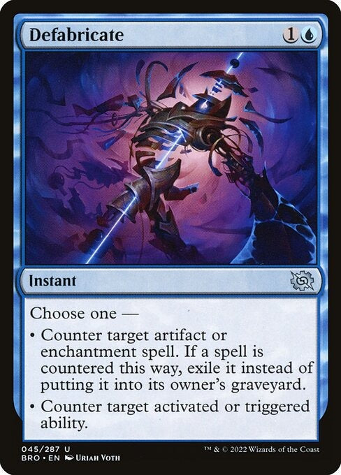 Defabricate The Brothers War Card # 45