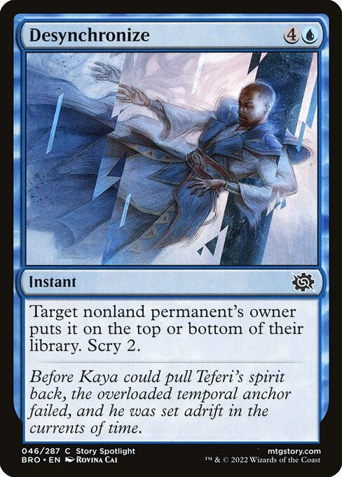 Desynchronize The Brothers War Card # 46