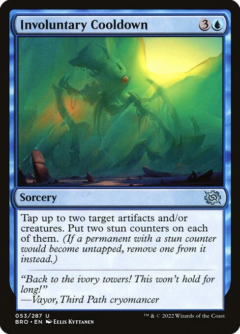 Involuntary Cooldown The Brothers War Card # 53