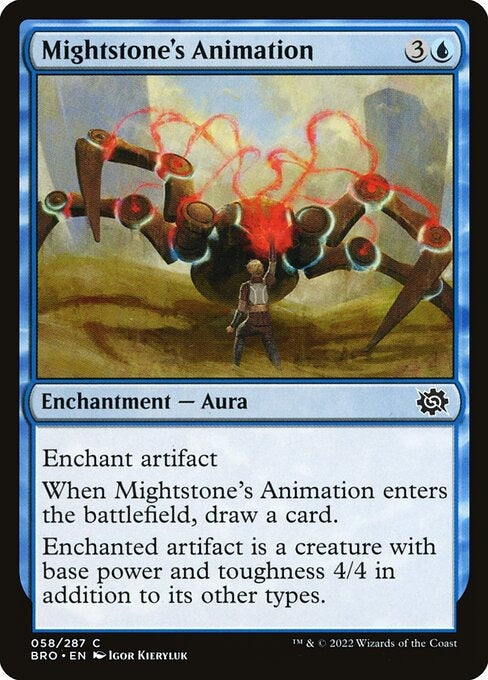 Mightstone's Animation The Brothers War Card # 58