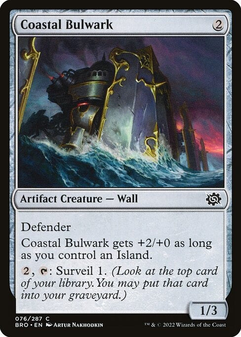 Coastal Bulwark The Brothers War Card # 76