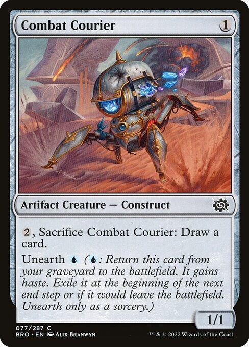 Combat Courier The Brothers War Card # 77
