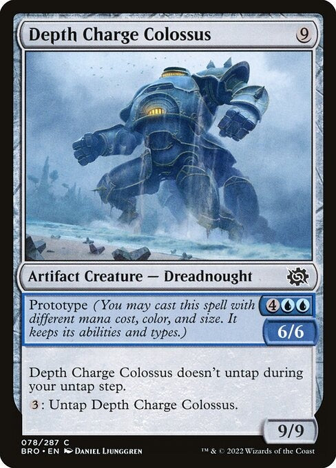 Depth Charge Colossus The Brothers War Card # 78