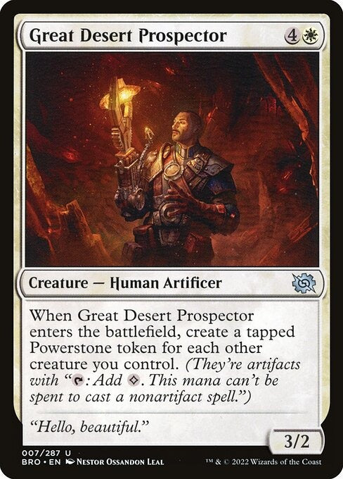 Great Desert Prospector The Brothers War Card # 7