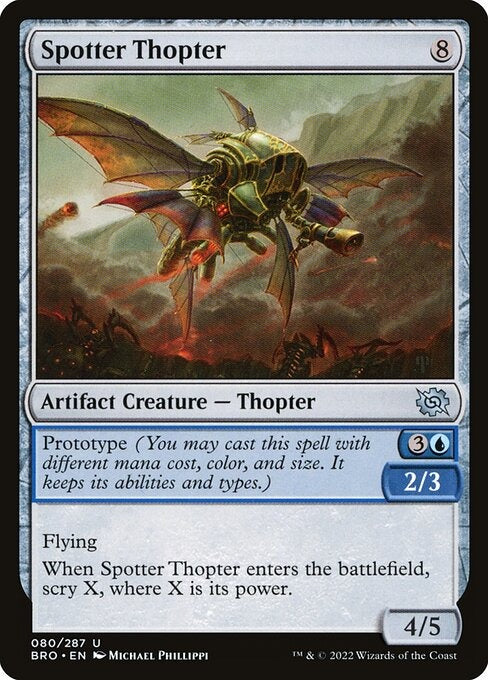 Spotter Thopter The Brothers War Card # 80