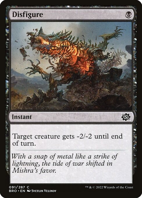 Disfigure The Brothers War Card # 91