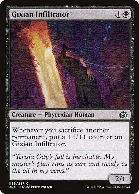 Gixian Infiltrator The Brothers War Card # 98