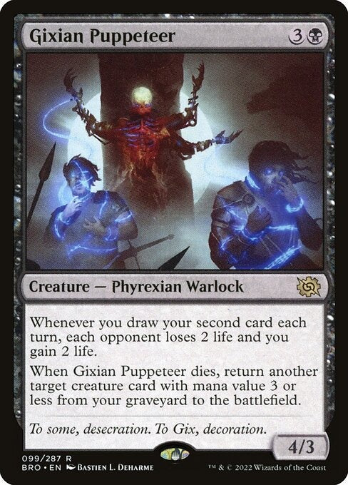 Gixian Puppeteer The Brothers War Card # 99