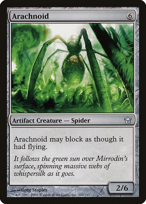 Card # 102  Arachnoid Fifth Dawn