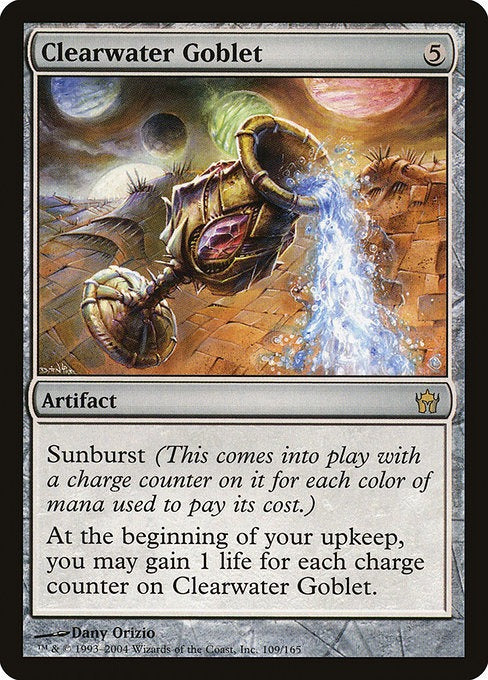 Card # 109  Clearwater Goblet Fifth Dawn