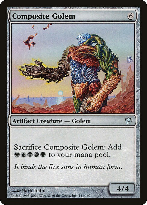 Card # 111  Composite Golem Fifth Dawn