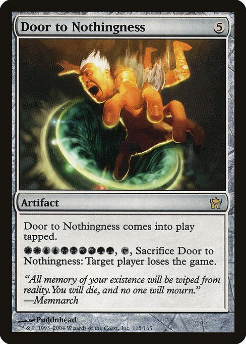 Card # 115  Door to Nothingness Fifth Dawn