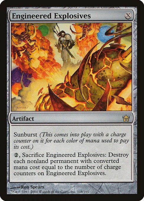 Card # 118  Engineered Explosives Fifth Dawn