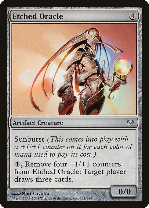 Card # 121  Etched Oracle Fifth Dawn