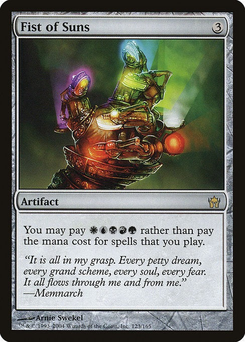 Card # 123  Fist of Suns Fifth Dawn