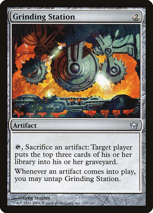 Card # 127  Grinding Station Fifth Dawn