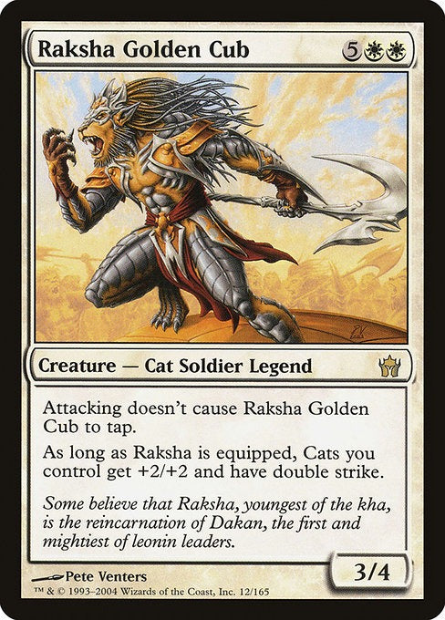 Card # 12  Raksha Golden Cub Fifth Dawn