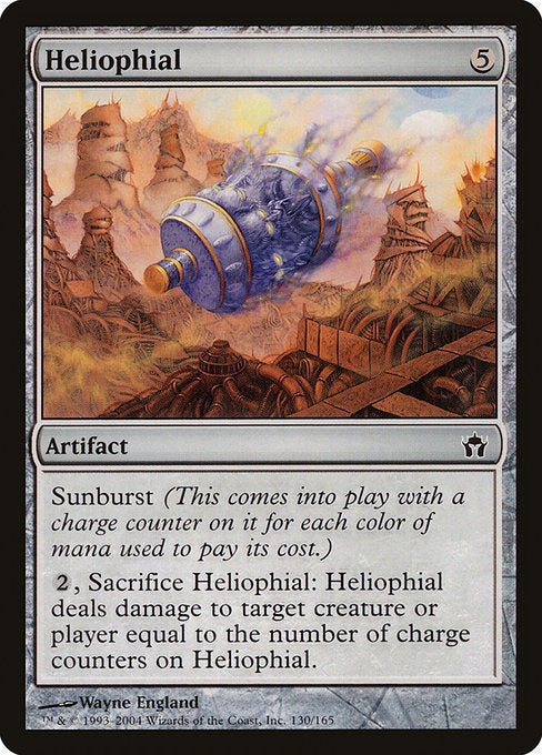 Card # 130  Heliophial Fifth Dawn