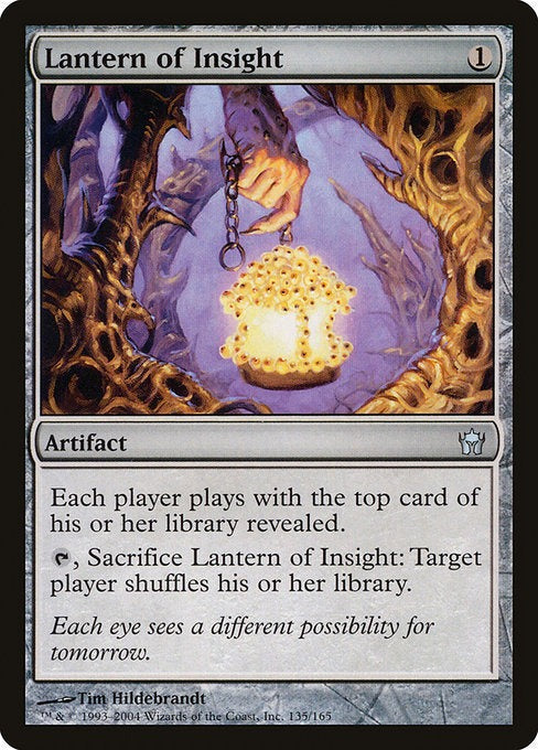 Card # 135  Lantern of Insight Fifth Dawn