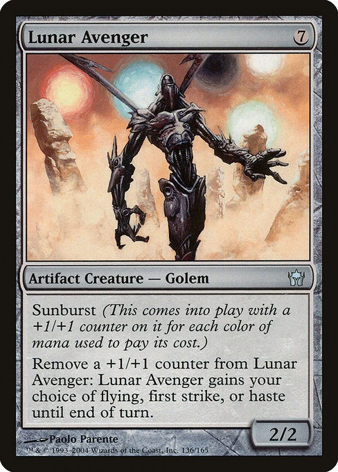 Card # 136  Lunar Avenger Fifth Dawn