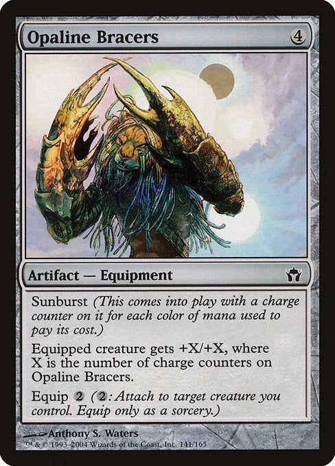Card # 141  Opaline Bracers Fifth Dawn