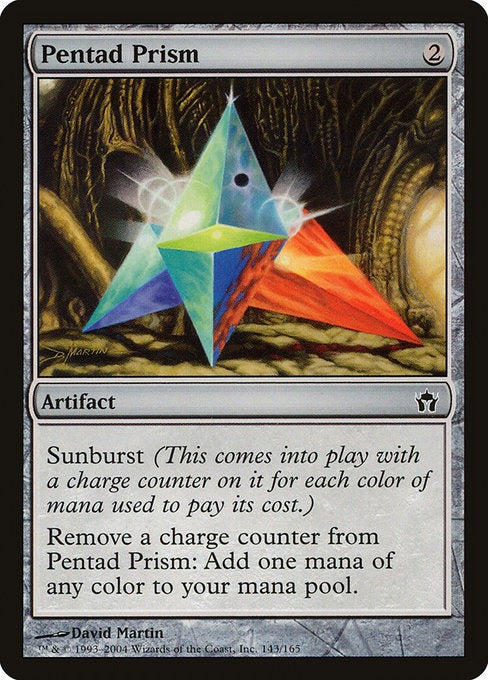 Card # 143  Pentad Prism Fifth Dawn