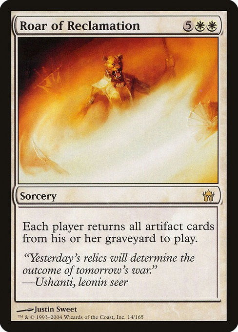 Card # 14  Roar of Reclamation Fifth Dawn