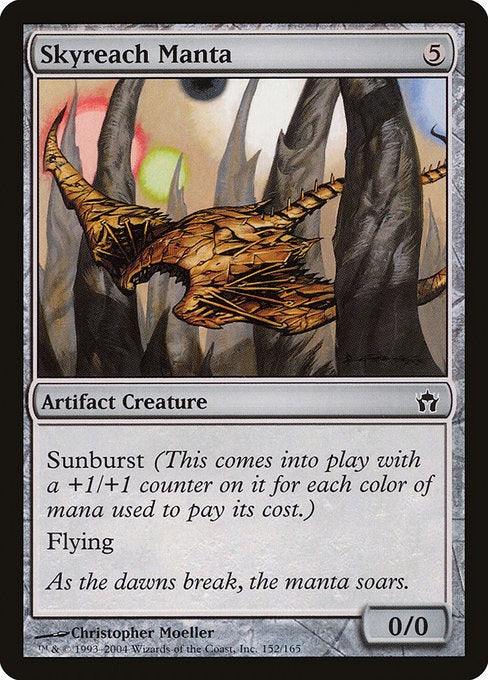 Card # 152  Skyreach Manta Fifth Dawn