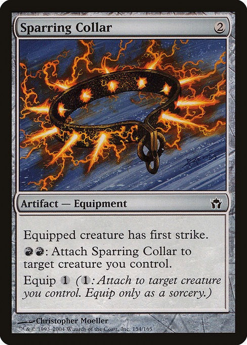 Card # 154  Sparring Collar Fifth Dawn