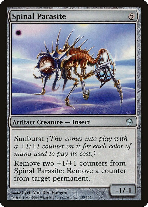 Card # 155  Spinal Parasite Fifth Dawn