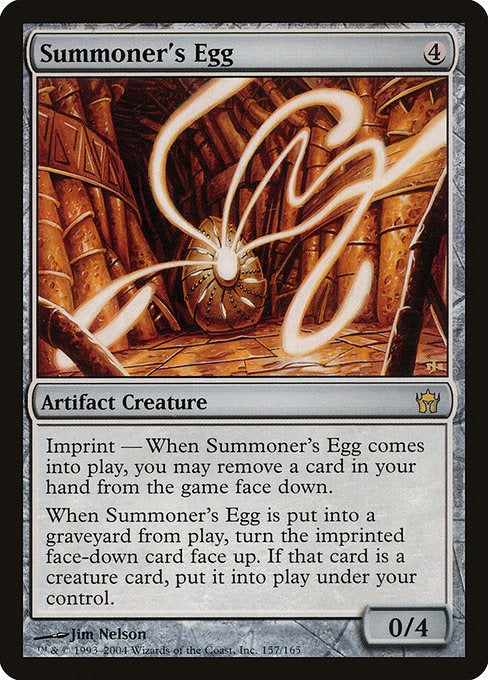 Card # 157  Summoner's Egg Fifth Dawn