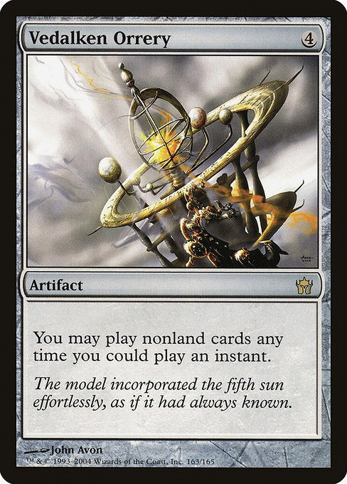 Card # 163  Vedalken Orrery Fifth Dawn