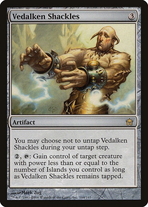 Card # 164  Vedalken Shackles Fifth Dawn