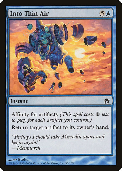 Card # 33  Into Thin Air Fifth Dawn