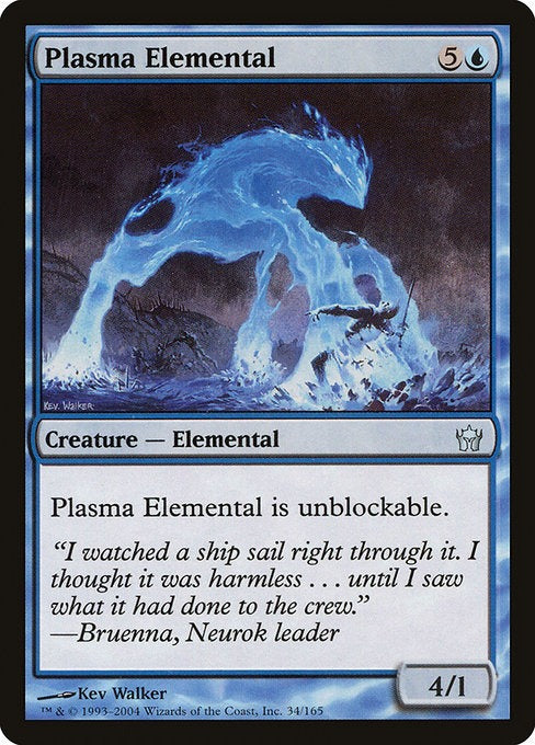 Card # 34  Plasma Elemental Fifth Dawn